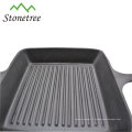 New Pan pré-assaisonné Grill Grill Square Square Pan